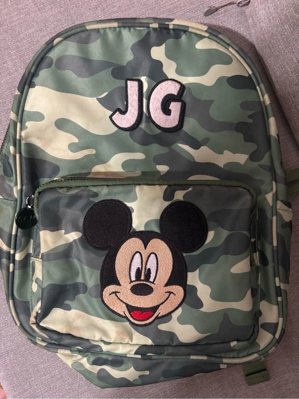 SCL Kids Camouflage Mickey Mouse Backpack